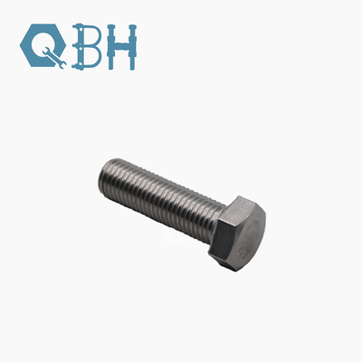 ANSI 304 Stainless Steel Hex Bolt M3 - M20 Size Customized specifications